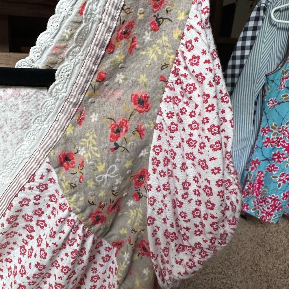 Anthropologie Ric Rac crossover pattern top Large - Picture 5 of 6